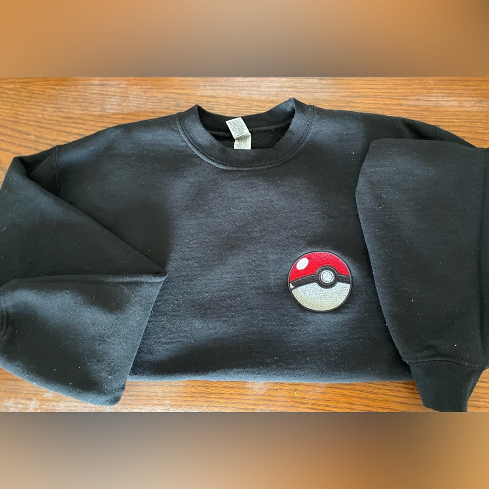 Handmade Pokémon charmander embroidered sweater